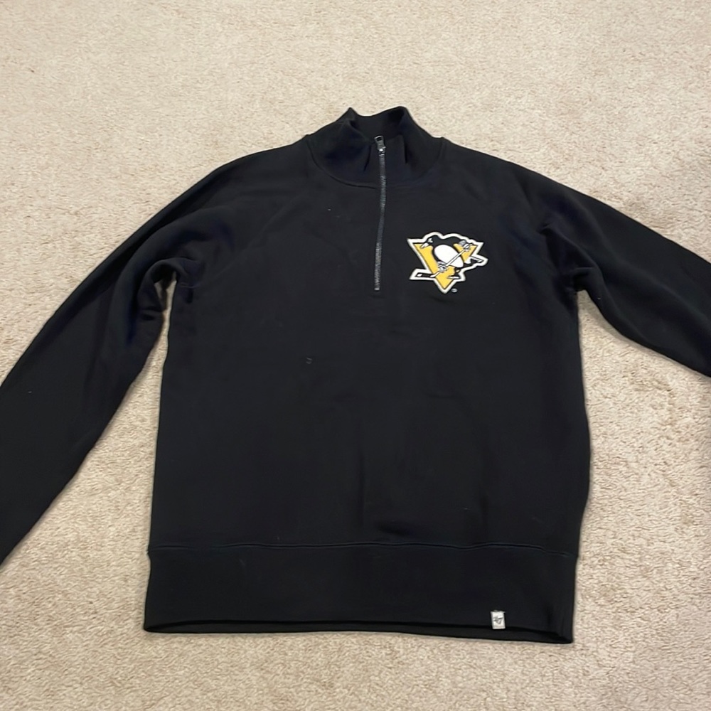 Pittsburgh Penguins mens quarter zip sweatshirt